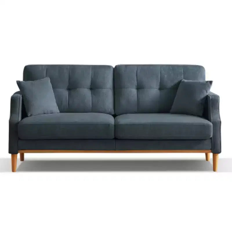 Canapé 3 places gris clair avec tissu imperméable et port de chargement USB, 178 cm de large