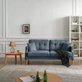 Light Grey 32 in. W x 70 in.H Polyester Three-seater Sofa With Waterproof Fabric And USB Charging Port