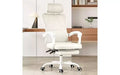 Chaise de bureau ergonomique en maille à dossier haut avec repose-pieds, appui-tête et support lombaire réglable, 158 kg