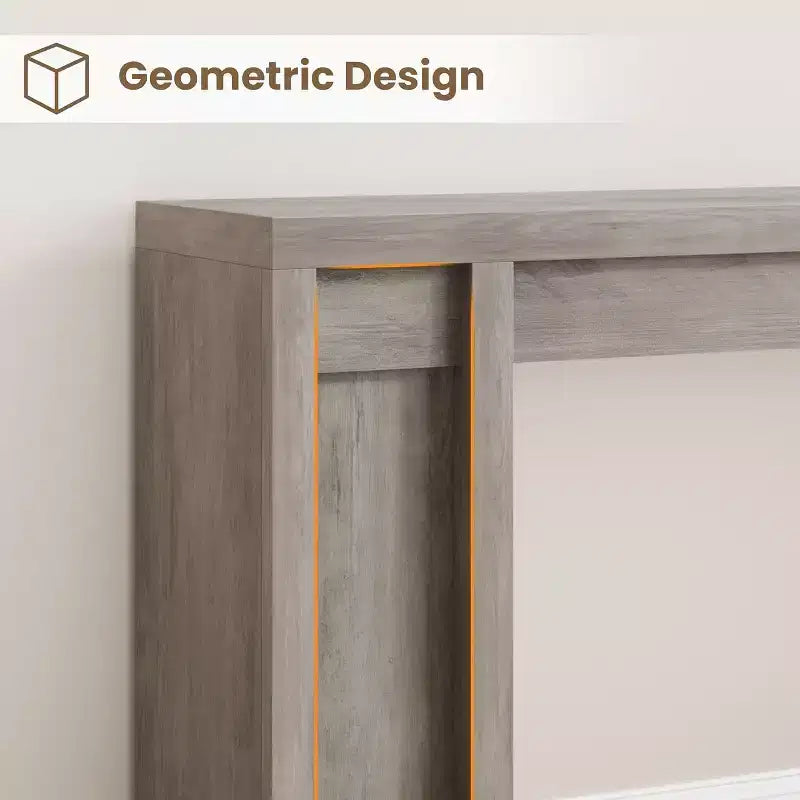 Console de ferme extra-longue de 70 pouces, table de canapé en bois pour entrée et couloir