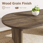 Grande table à manger et bureau polyvalents, plateau en bois épaissi, pour 6 à 10 personnes, 180 cm de large