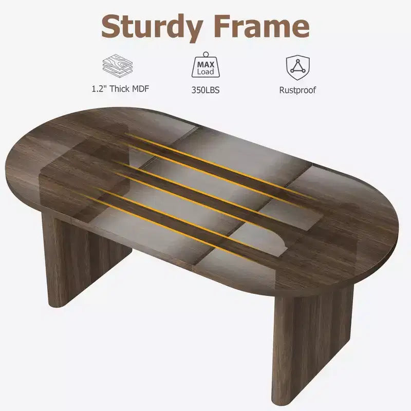 Grande table à manger et bureau polyvalents, plateau en bois épaissi, pour 6 à 10 personnes, 180 cm de large