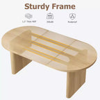 Grande table à manger et bureau polyvalents, plateau en bois épaissi, pour 6 à 10 personnes, 180 cm de large