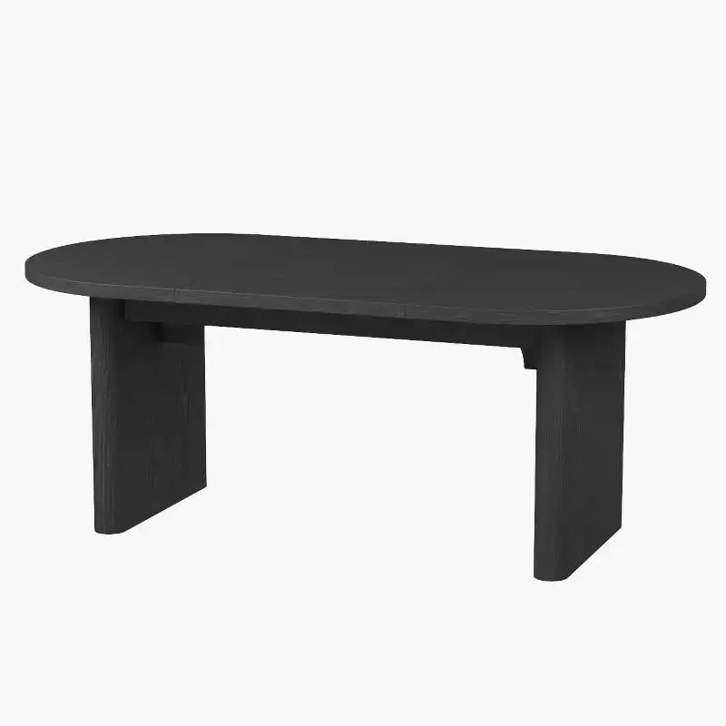 Grande table à manger et bureau polyvalents, plateau en bois épaissi, pour 6 à 10 personnes, 180 cm de large