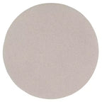Table d'appoint ronde sculpturale en forme de tambour, finition aspect plâtre gris, 49,5 cm de hauteur