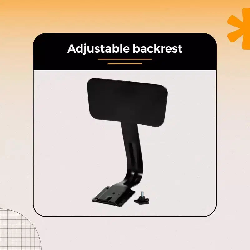 Tabouret de bar en acier de 76 cm avec dossier et repose-pieds soudé, noir, acier de calibre 18, garantie de 5 ans