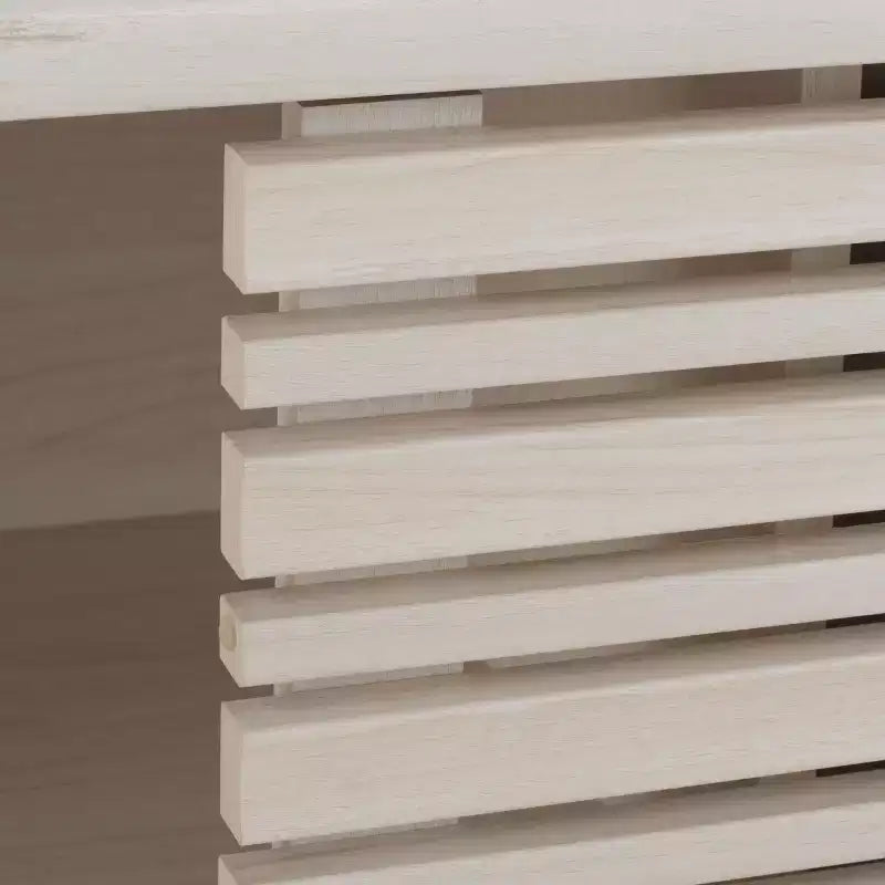 Meuble TV 1 porte 2 étagères avec étagères réglables et gestion des câbles, Noyer, Compatible TV jusqu'à 50"