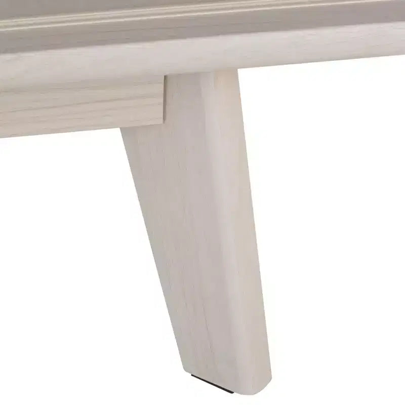 Meuble TV 1 porte 2 étagères avec étagères réglables et gestion des câbles, Noyer, Compatible TV jusqu'à 50"