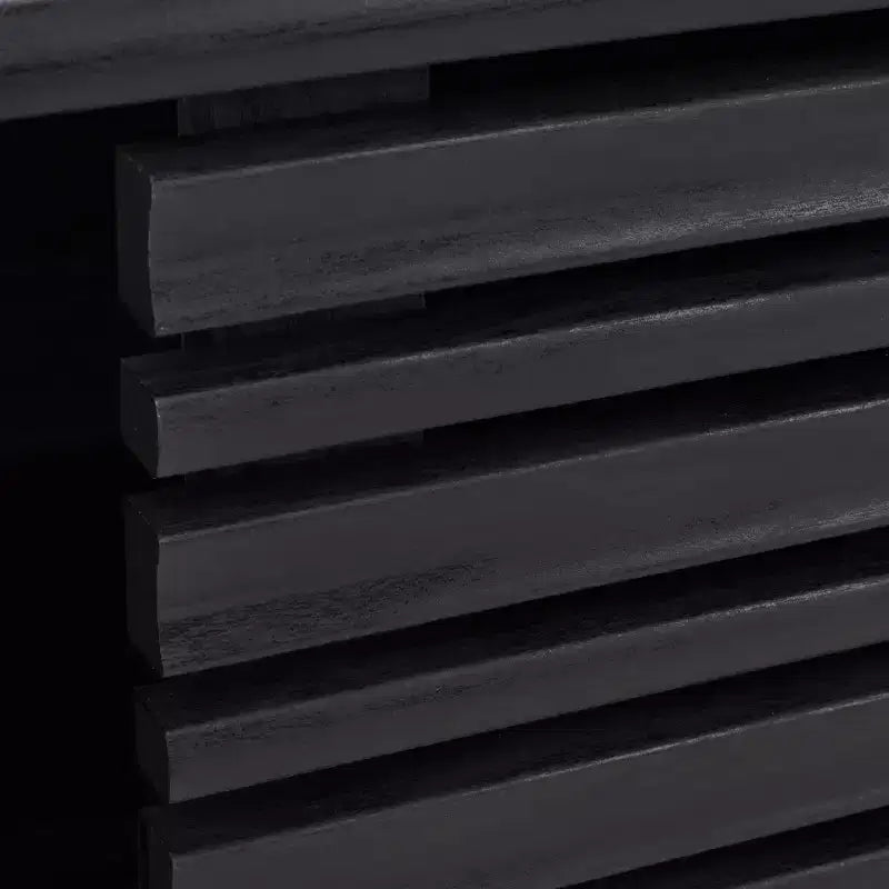 Meuble TV 1 porte 2 étagères avec étagères réglables et gestion des câbles, Noyer, Compatible TV jusqu'à 50"