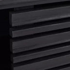 Meuble TV 1 porte 2 étagères avec étagères réglables et gestion des câbles, Noyer, Compatible TV jusqu'à 50"