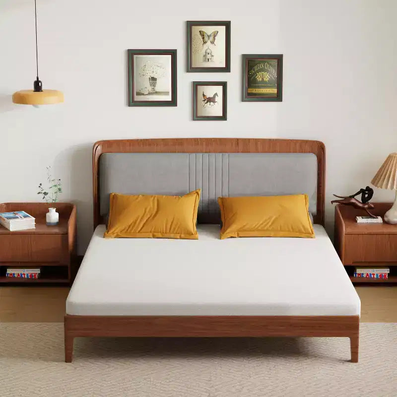 Matelas en mousse à mémoire de forme gel de 5 pouces, certifié CertiPUR-US, livré en boîte, base antidérapante, sans fibre de verre