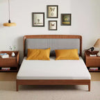 Matelas en mousse à mémoire de forme gel de 5 pouces, certifié CertiPUR-US, livré en boîte, base antidérapante, sans fibre de verre