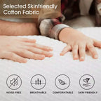 Matelas en mousse à mémoire de forme gel de 5 pouces, certifié CertiPUR-US, livré en boîte, base antidérapante, sans fibre de verre