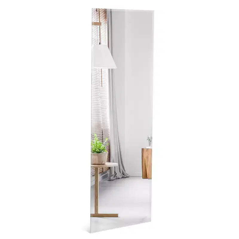 Miroir mural sans cadre 43x15", pleine longueur, montage vertical ou horizontal, antidéflagrant