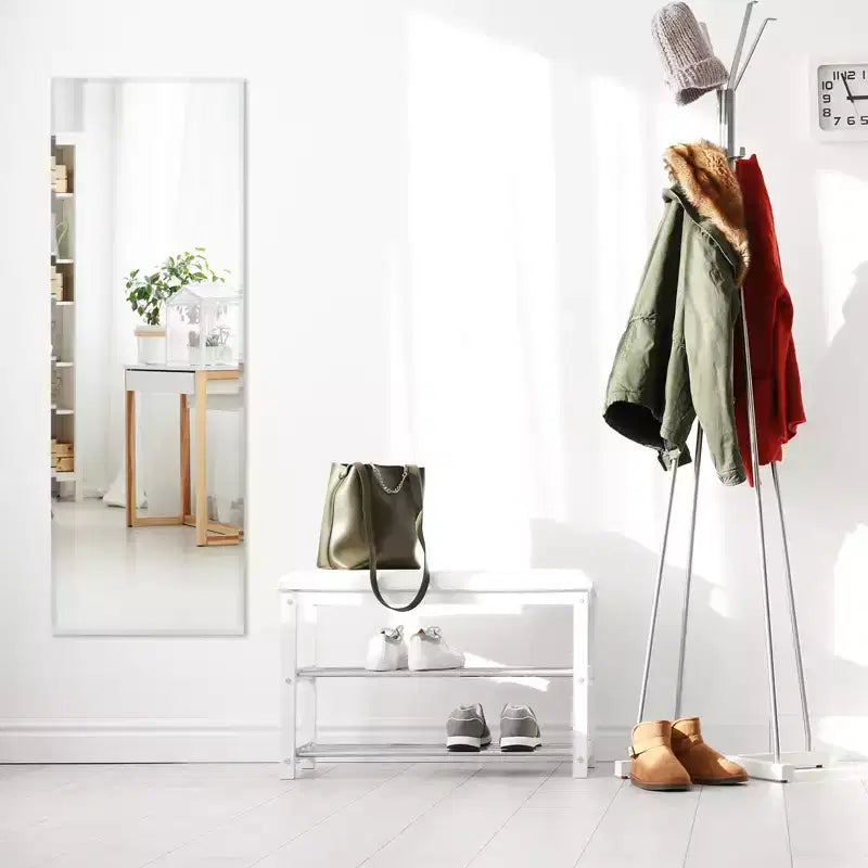Miroir mural sans cadre 43x15", pleine longueur, montage vertical ou horizontal, antidéflagrant