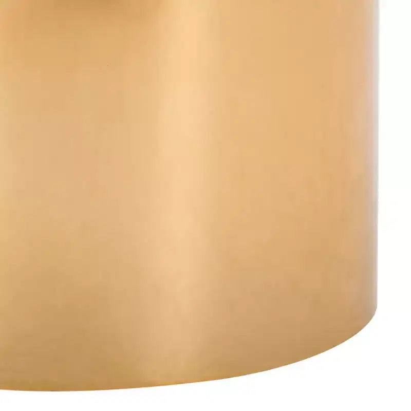 Table d'appoint ronde en marbre et laiton avec piètement en cuivre, table d'appoint moderne