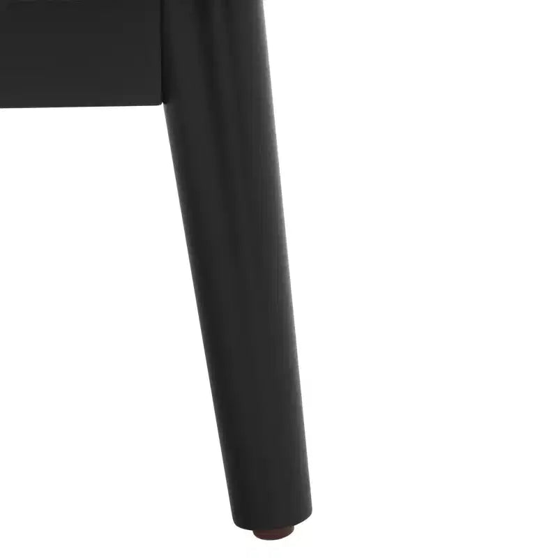 Table de chevet côtière du milieu du siècle avec 2 tiroirs en rotin et pieds évasés