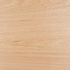 Table de chevet en bois d'hévéa à 1 tiroir avec étagère ouverte, finition blanchie, aucun assemblage requis