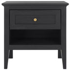 Sondra 1 Drawer 1 Shelf Nightstand - NST9609 - Safavieh