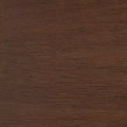Bureau en bois 3 tiroirs avec grand rangement, finition marron
