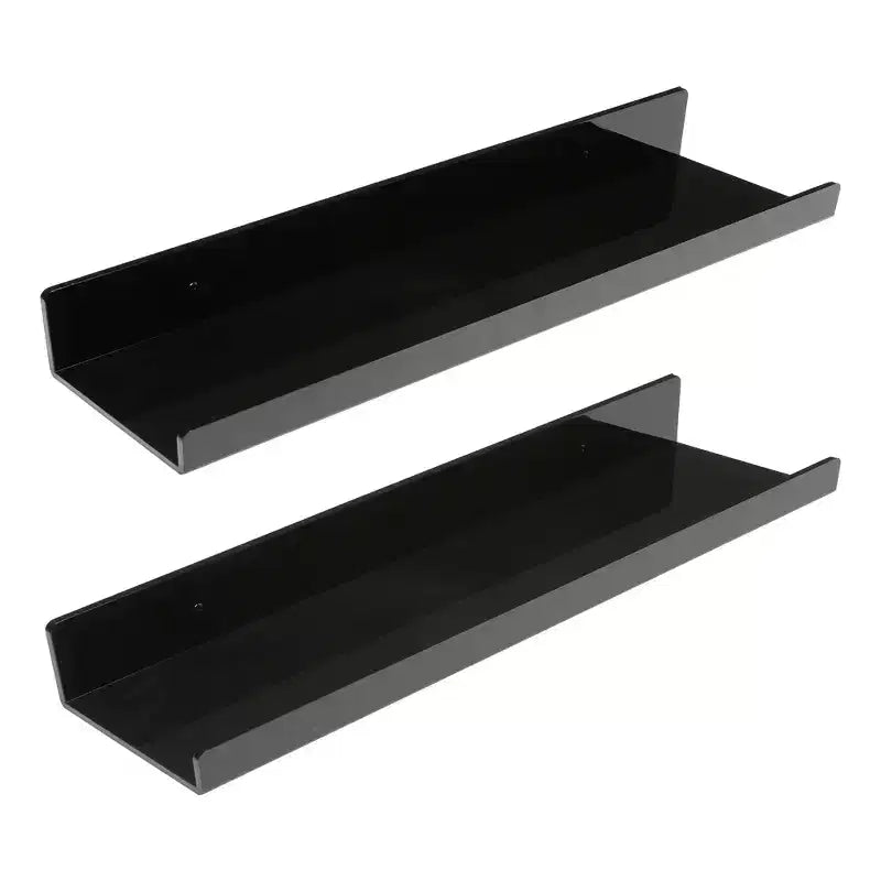 Unique Bargains Acrylic Waterproof Wall Floating Shelf 15 x 4 x 2 Inch